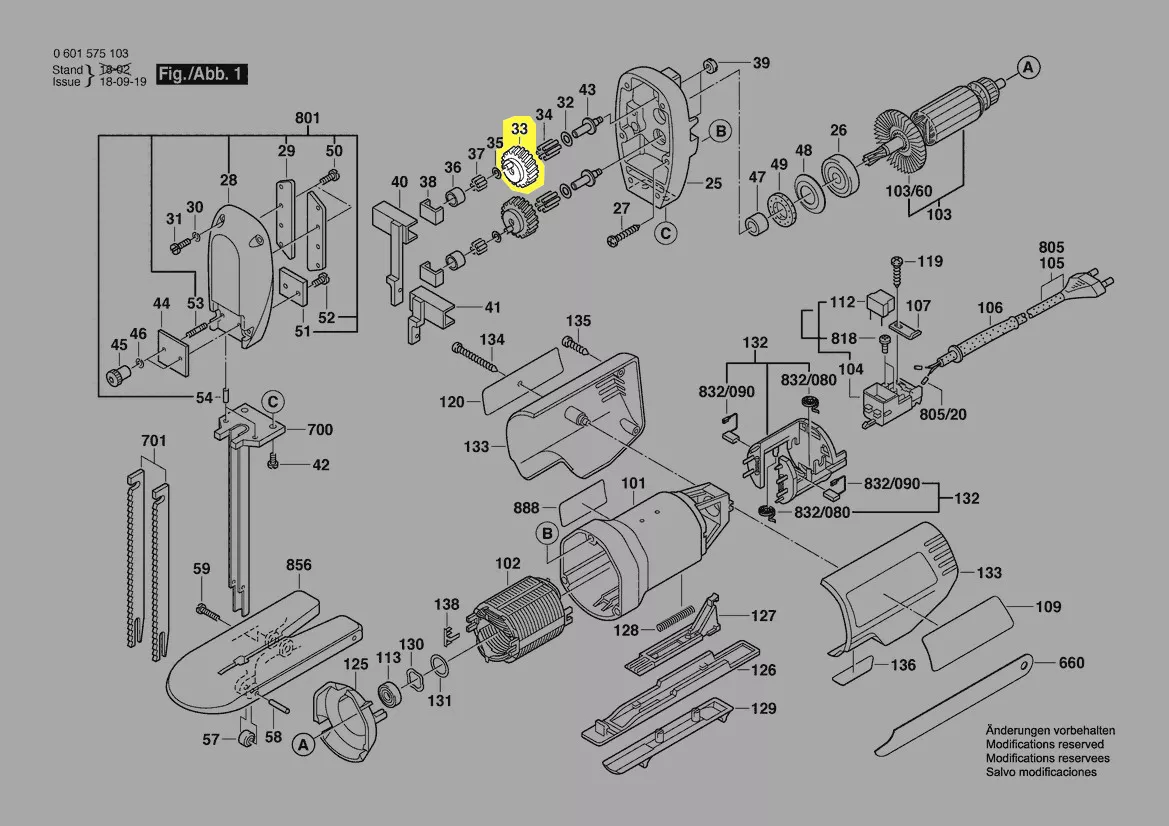 couronne à excentrique réf. 1 617 S01 Z60 Bosch